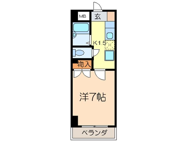 クレ－ルＫの物件間取画像